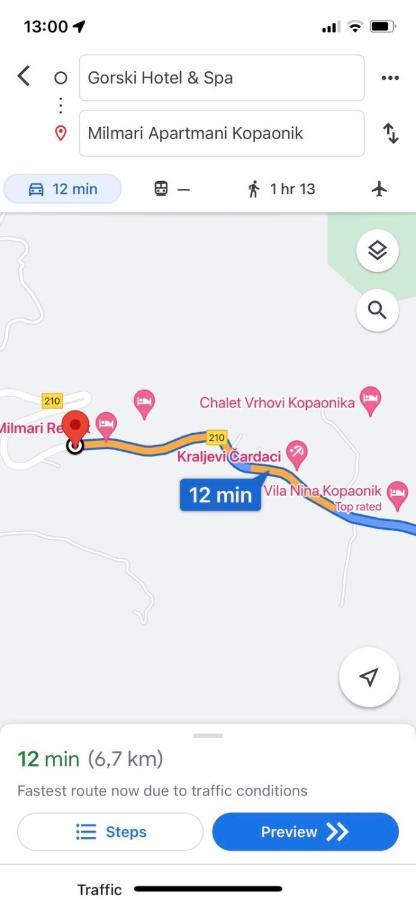 Apartman Pahuljica 科帕奥尼克 外观 照片