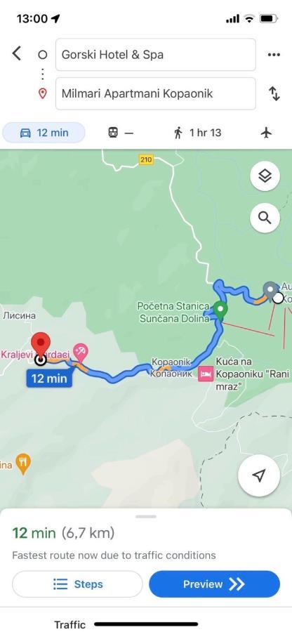 Apartman Pahuljica 科帕奥尼克 外观 照片